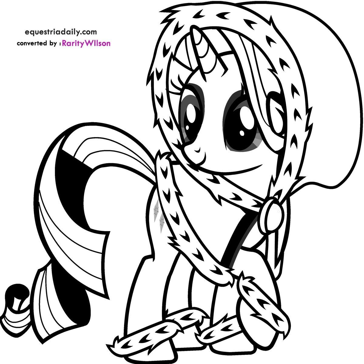 Coloring Pages Printable My Little Pony