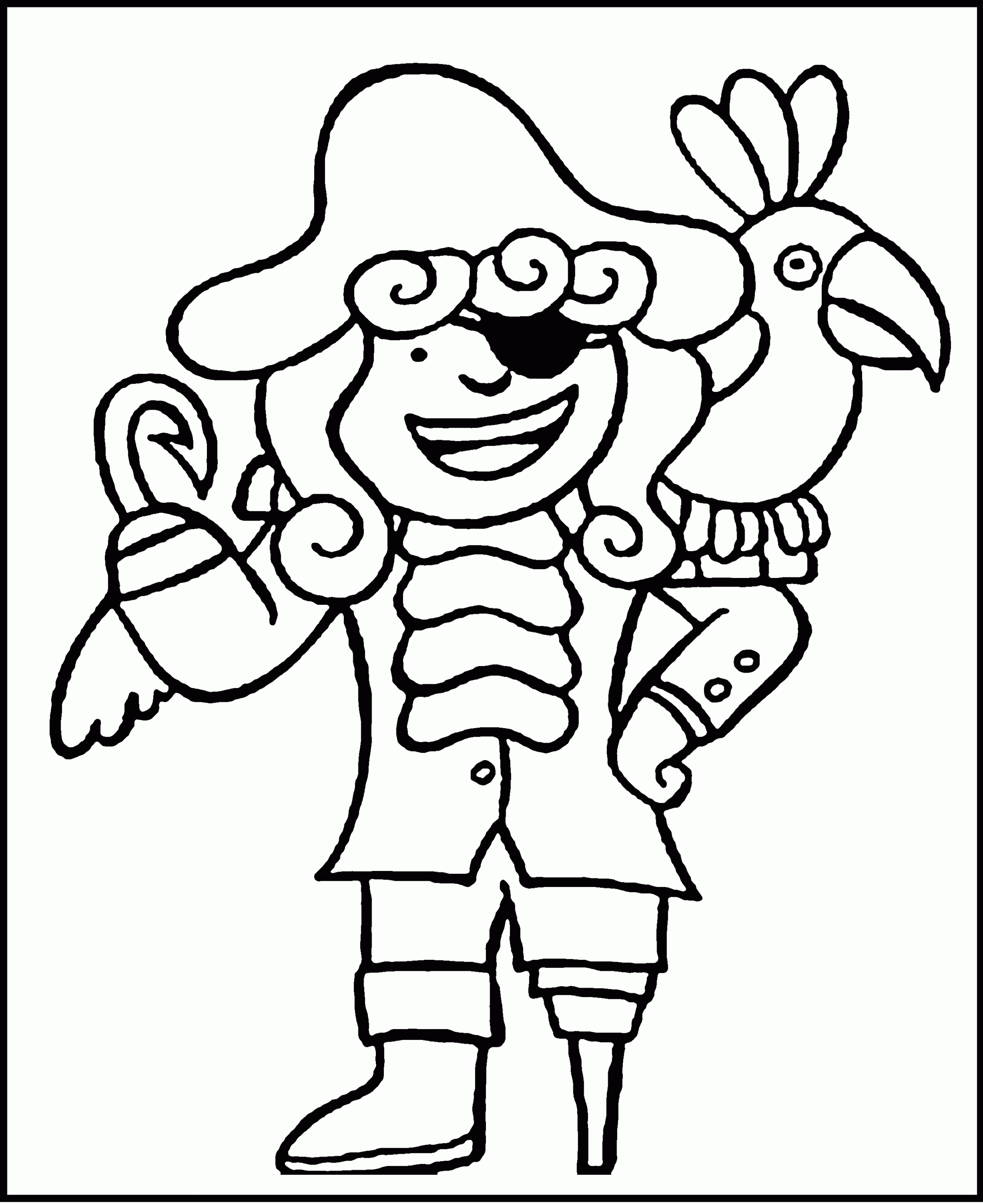 Pirate Coloring Pages Printable