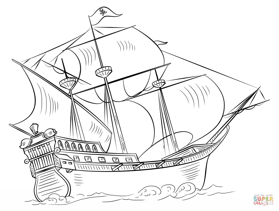Pirate Ship Printable Pirate Ship Printable