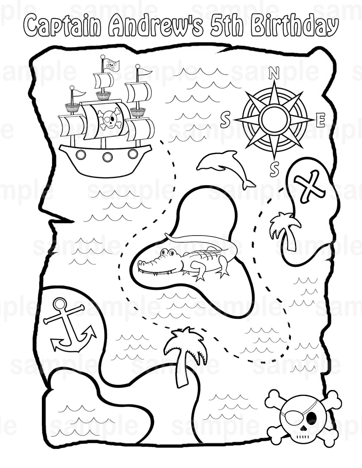 Pirate Treasure Map Coloring Pages Coloring Home Pirate Treasure Map Coloring Pages Coloring Home
