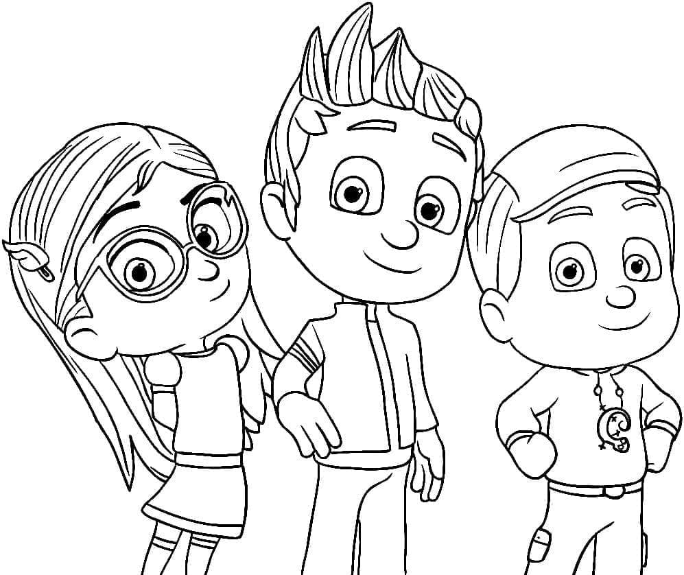 Pj Masks Coloring Pages Printable Pj Masks Coloring Pages Printable
