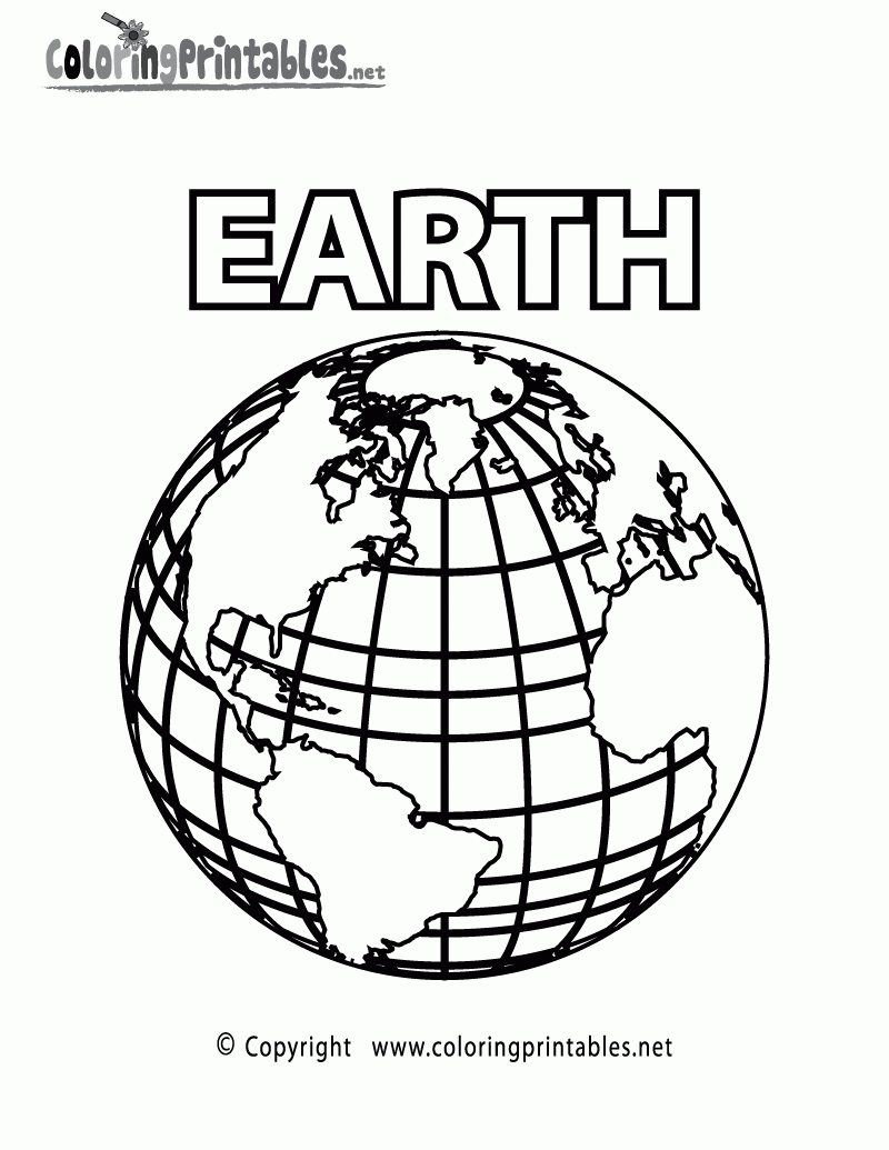 Printable Planet Coloring Pages