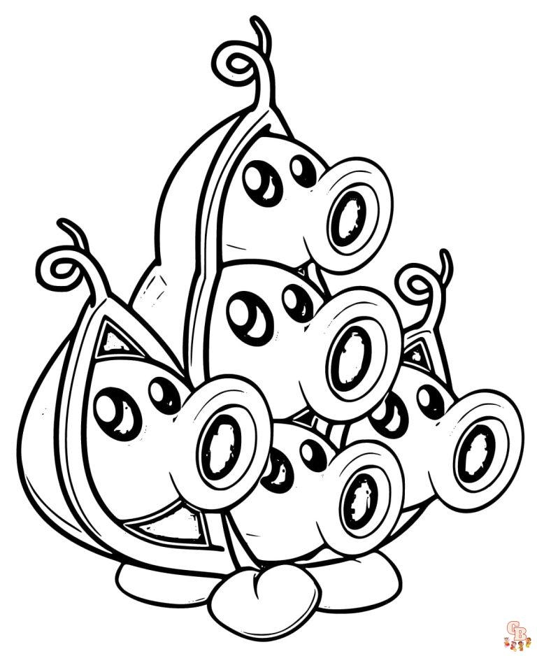 Plants Vs Zombies Coloring Pages Free Printable