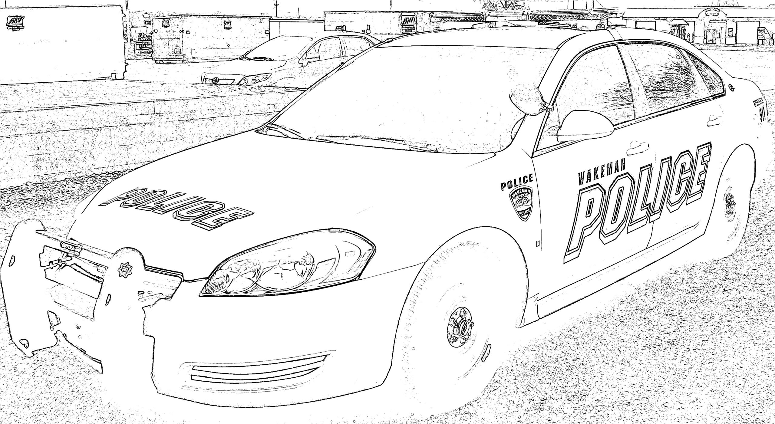 Police Car Printable Coloring Pages Police Car Printable Coloring Pages