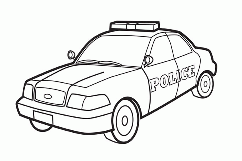 Police Car Printable Coloring Pages Police Car Printable Coloring Pages