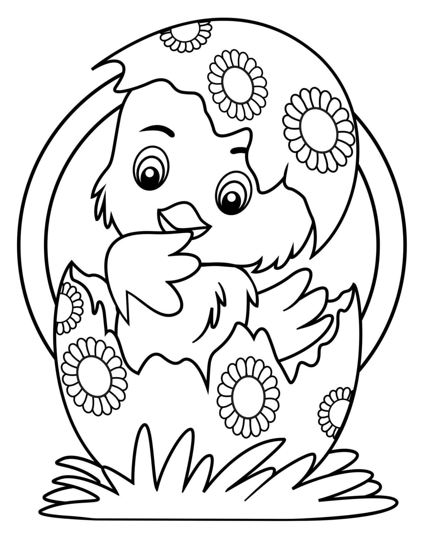 Pollito De Pascua Para Colorear Imprimir E Dibujar ColoringOnly Com Pollito De Pascua Para Colorear Imprimir E Dibujar ColoringOnly Com