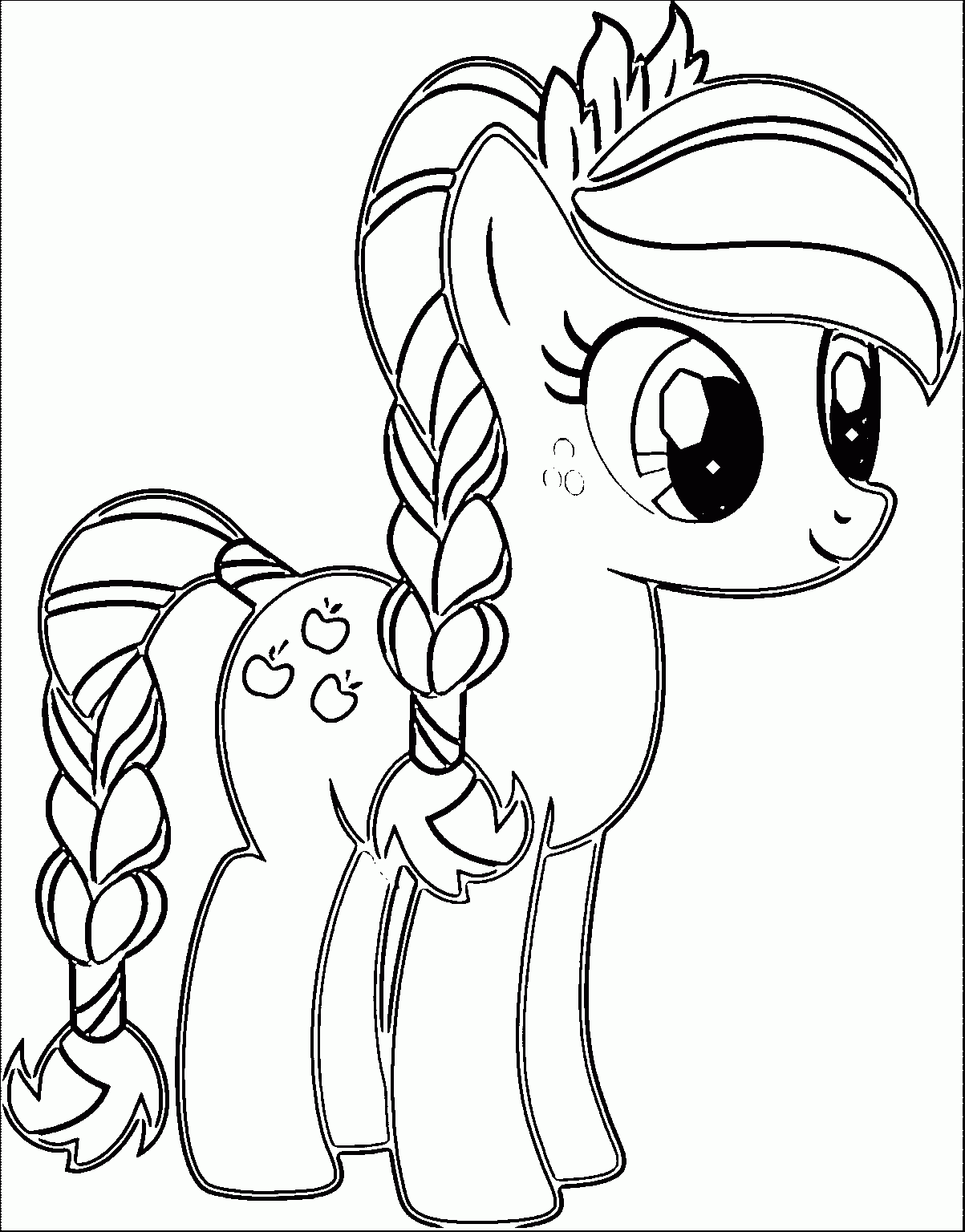 Printable Pony Coloring Pages