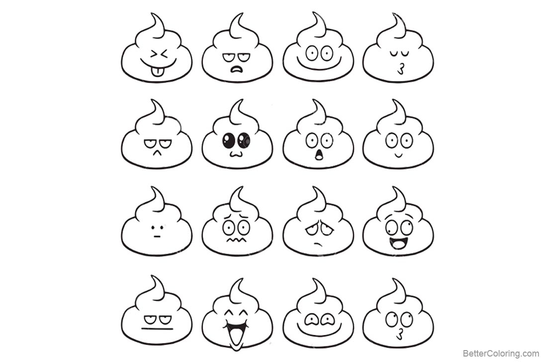 Poop Emoji Coloring Pages Free Printable Coloring Pages Poop Emoji Coloring Pages Free Printable Coloring Pages