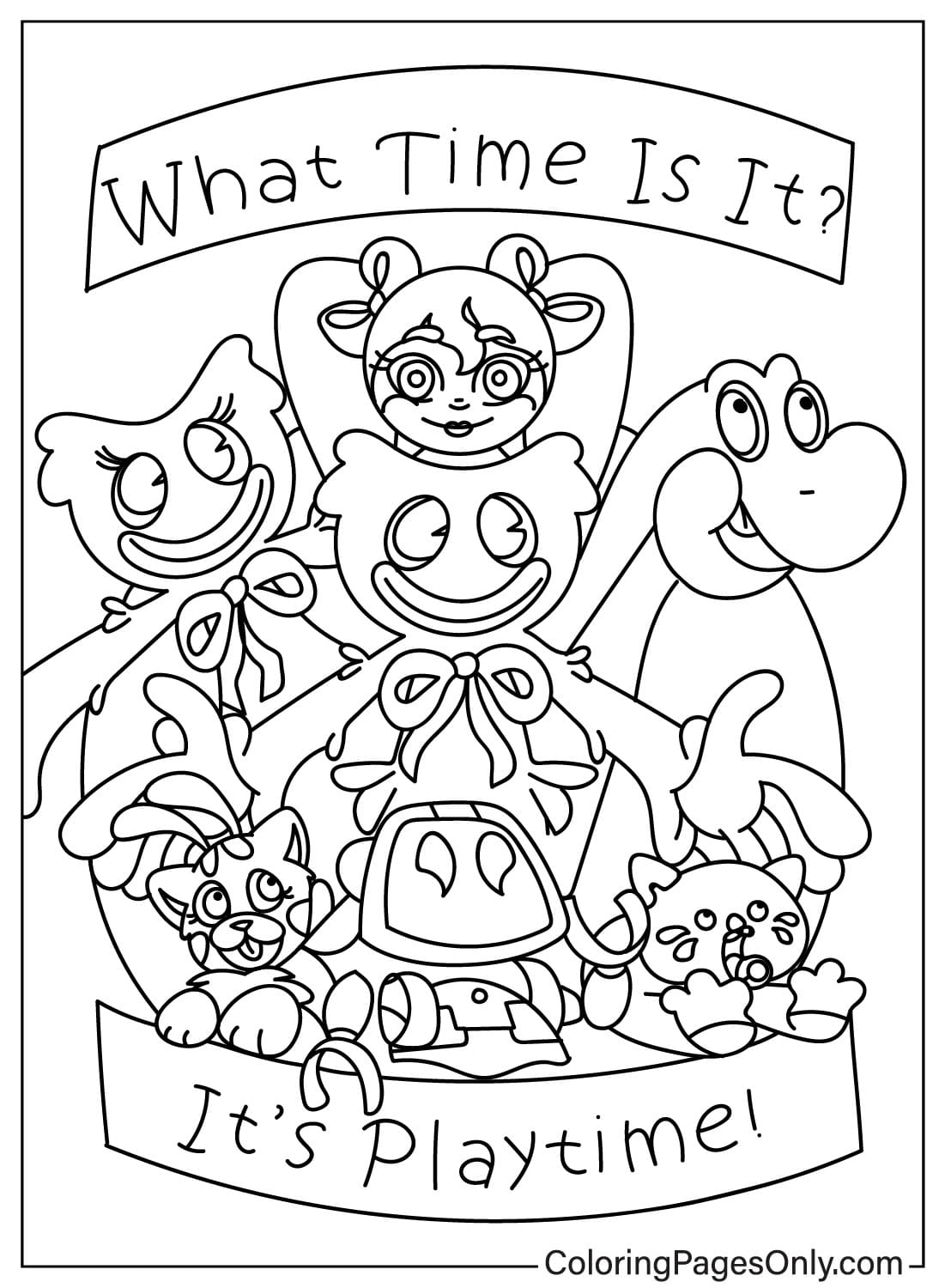 Printable Poppy Playtime Coloring Pages