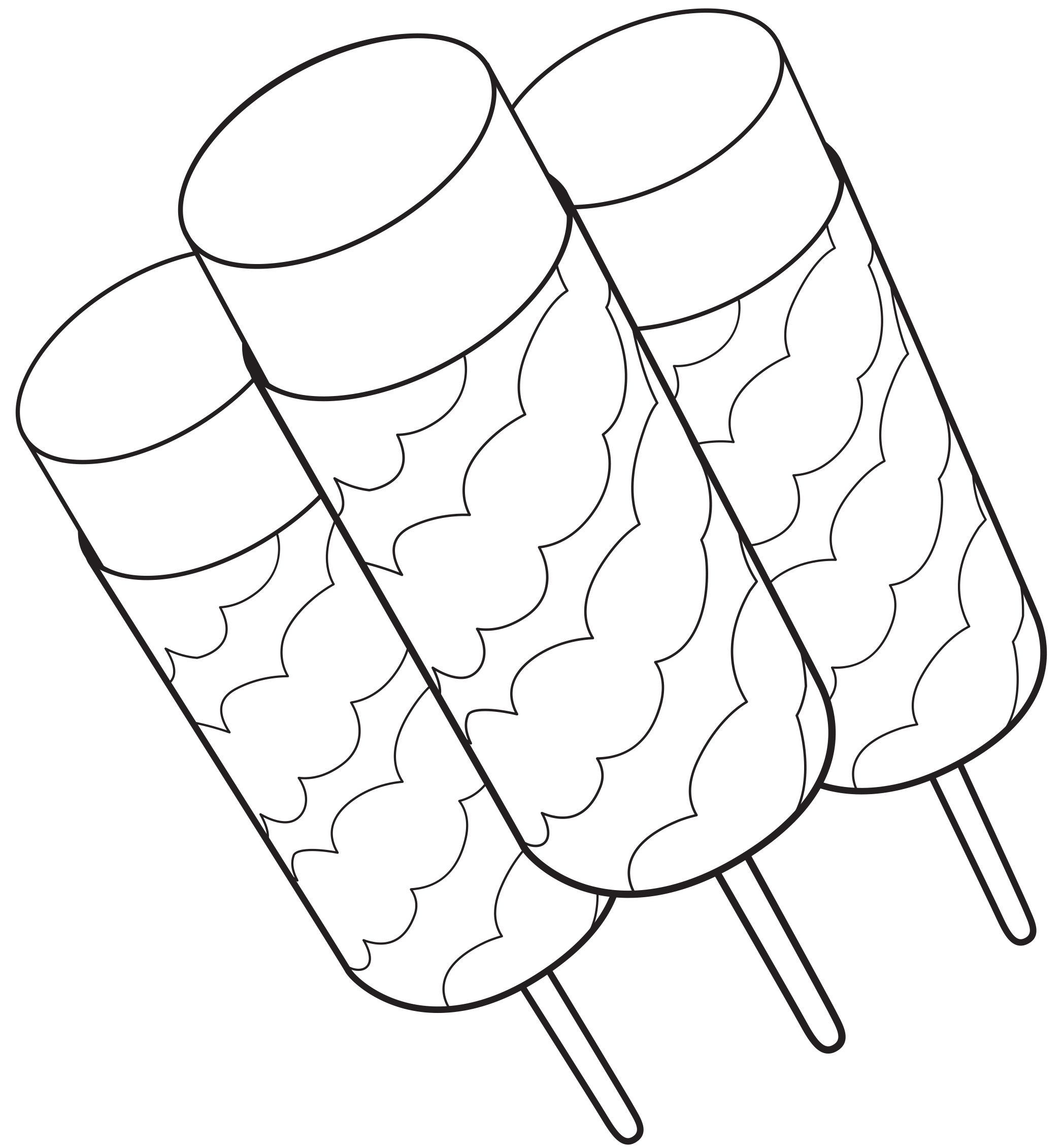 Free Printable Popsicle Coloring Pages Free Printable Popsicle Coloring Pages