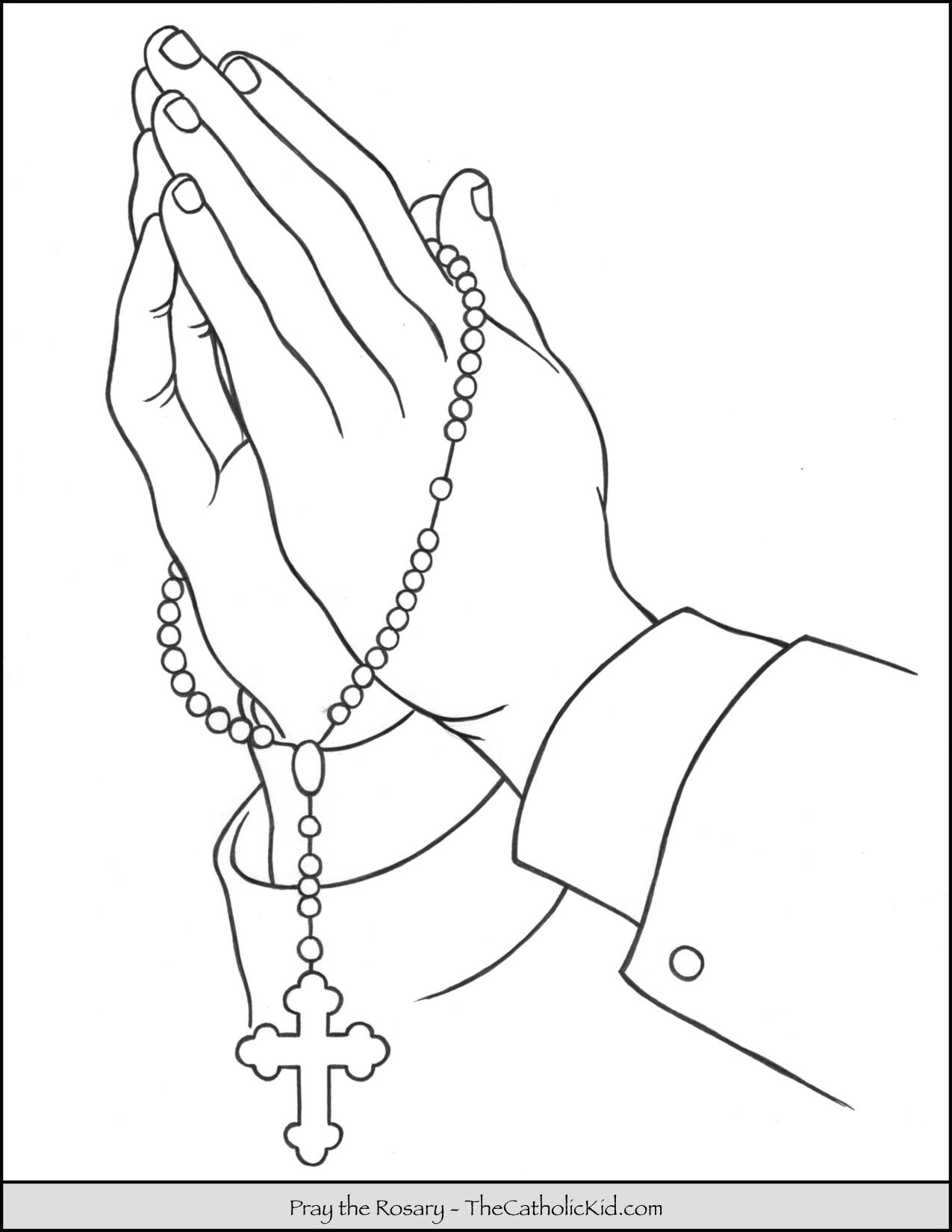 Praying The Rosary Printable Praying The Rosary Printable