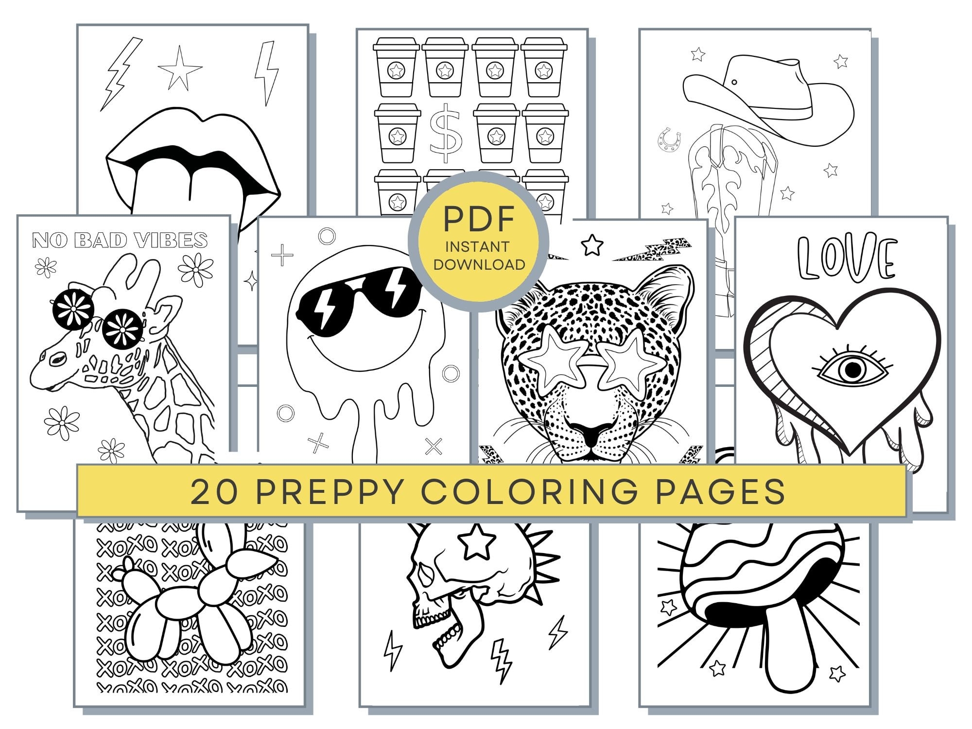 Preppy Coloring Pages Preppy Aesthetic Aesthetic Colo Vrogue Co Preppy Coloring Pages Preppy Aesthetic Aesthetic Colo Vrogue Co