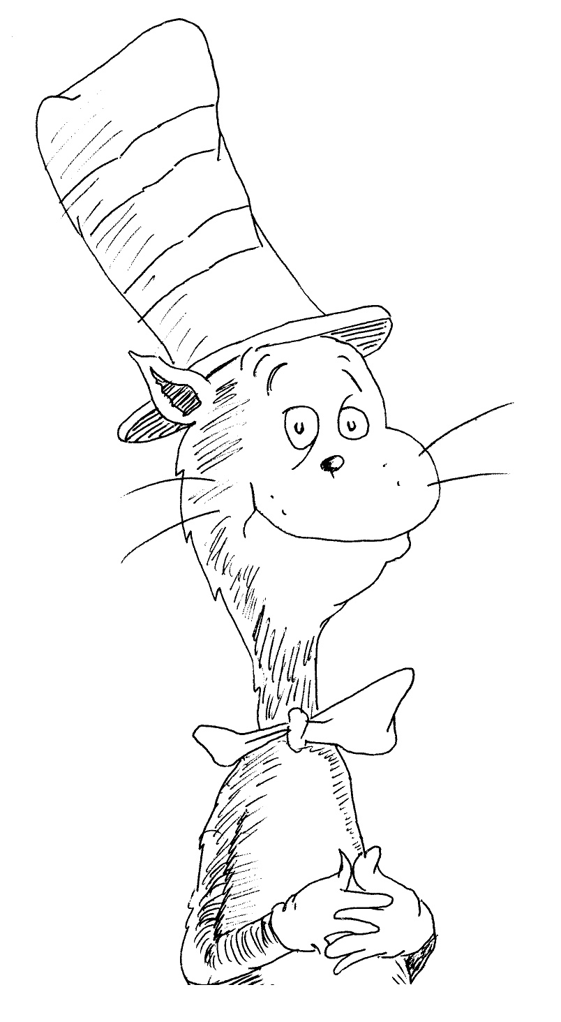 Preschool Cat In The Hat Coloring Pages Clip Art Library Preschool Cat In The Hat Coloring Pages Clip Art Library