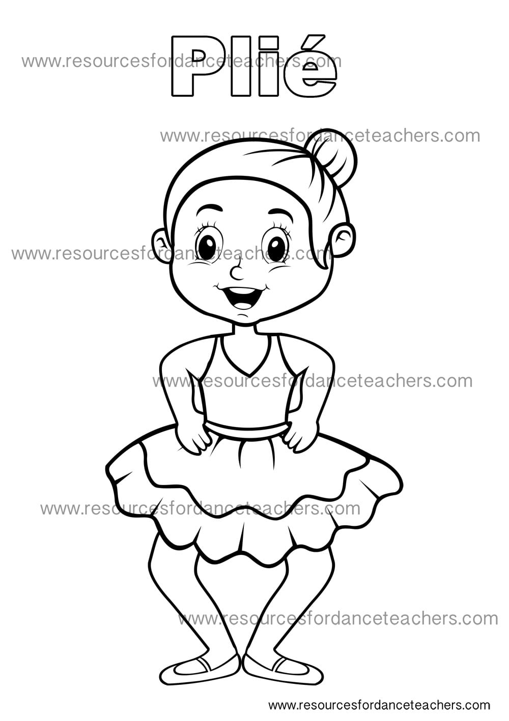 Preschool Dance Colouring Pages Value Pack Girls Resources For Preschool Dance Colouring Pages Value Pack Girls Resources For