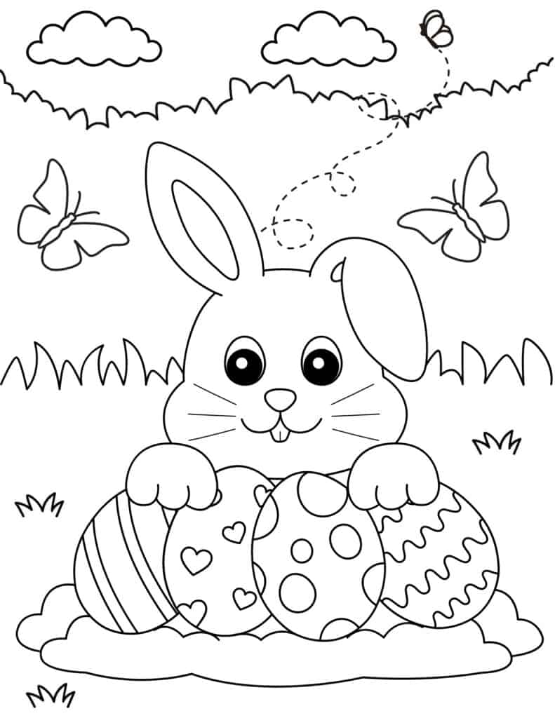 Preschool Easter Coloring Pages Printable Preschool Easter Coloring Pages Printable