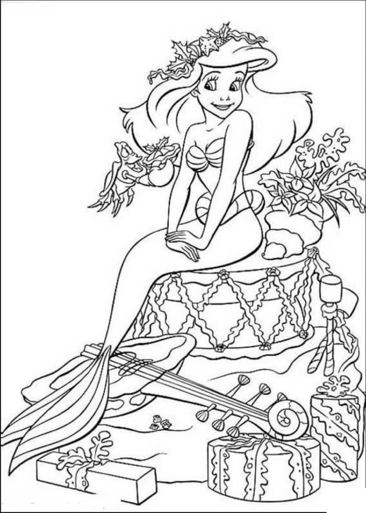 Printable Coloring Pages Mermaid Printable Coloring Pages Mermaid