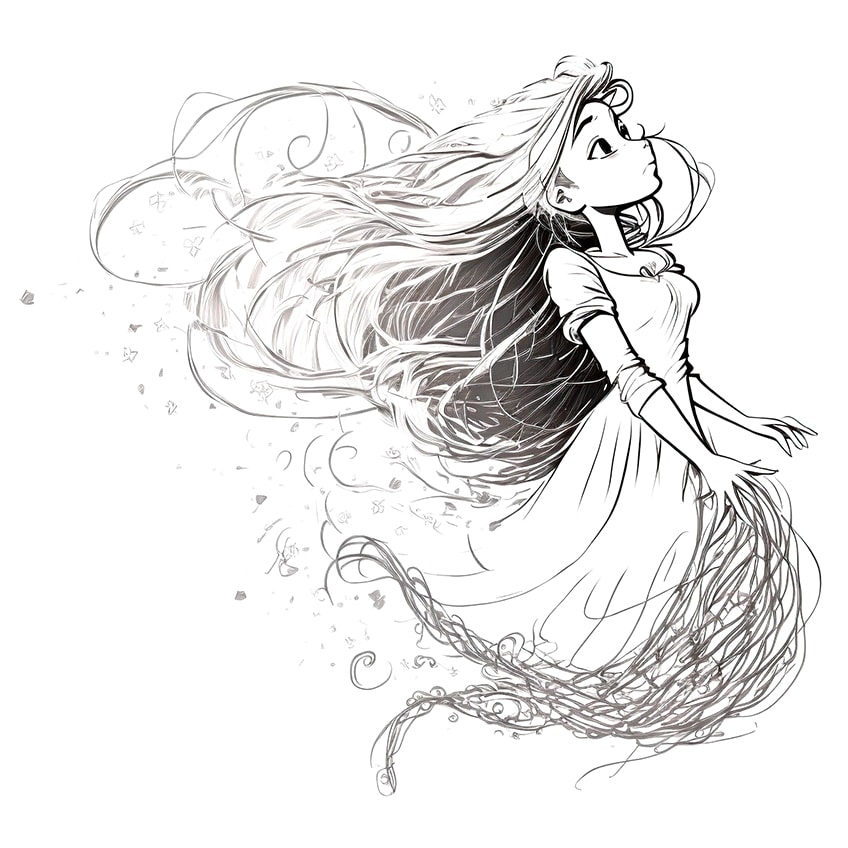 Princess And Rainbow Coloring Pages Princess And Rainbow Coloring Pages