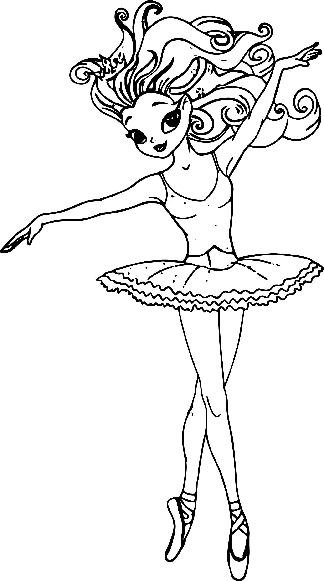 Printable Coloring Pages Ballerina Printable Coloring Pages Ballerina