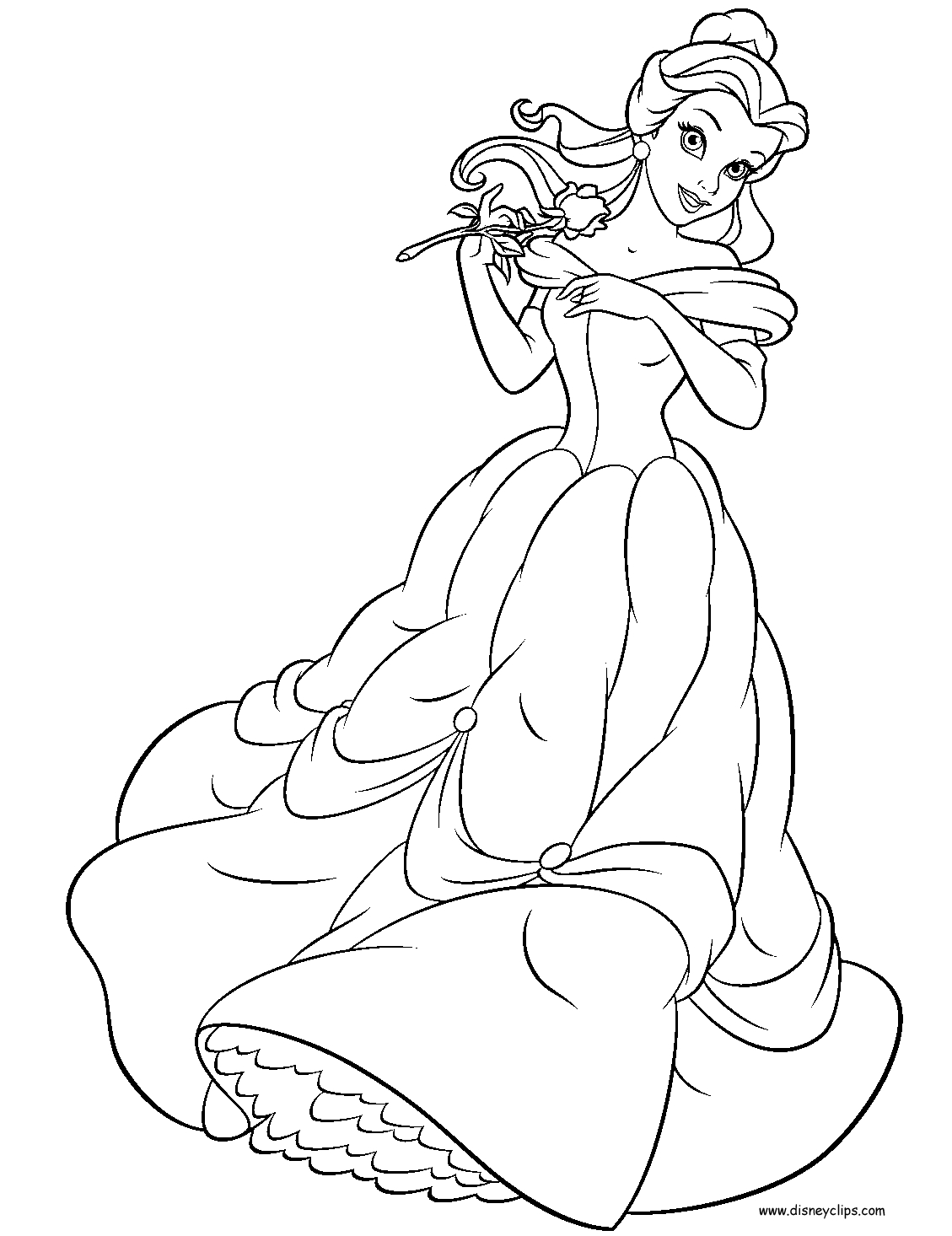 Princess Belle Coloring Pages To Download And Print For Free Princess Belle Coloring Pages To Download And Print For Free