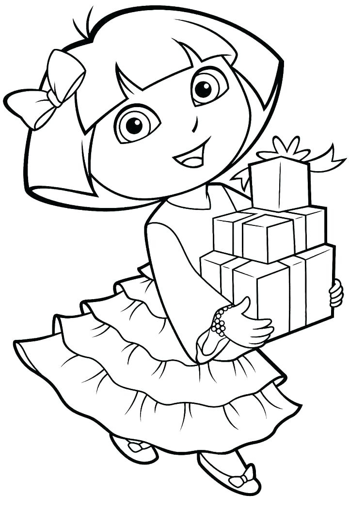 Princess Dora Coloring Pages At GetColorings Free Printable