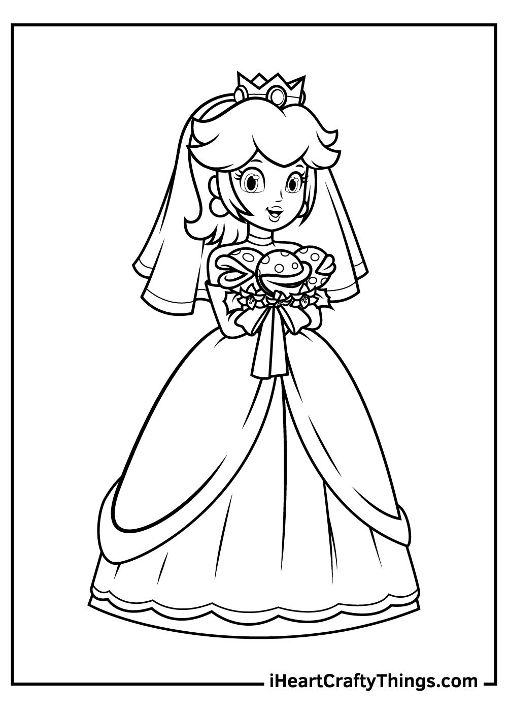Free Printable Princess Peach Coloring Pages Free Printable Princess Peach Coloring Pages