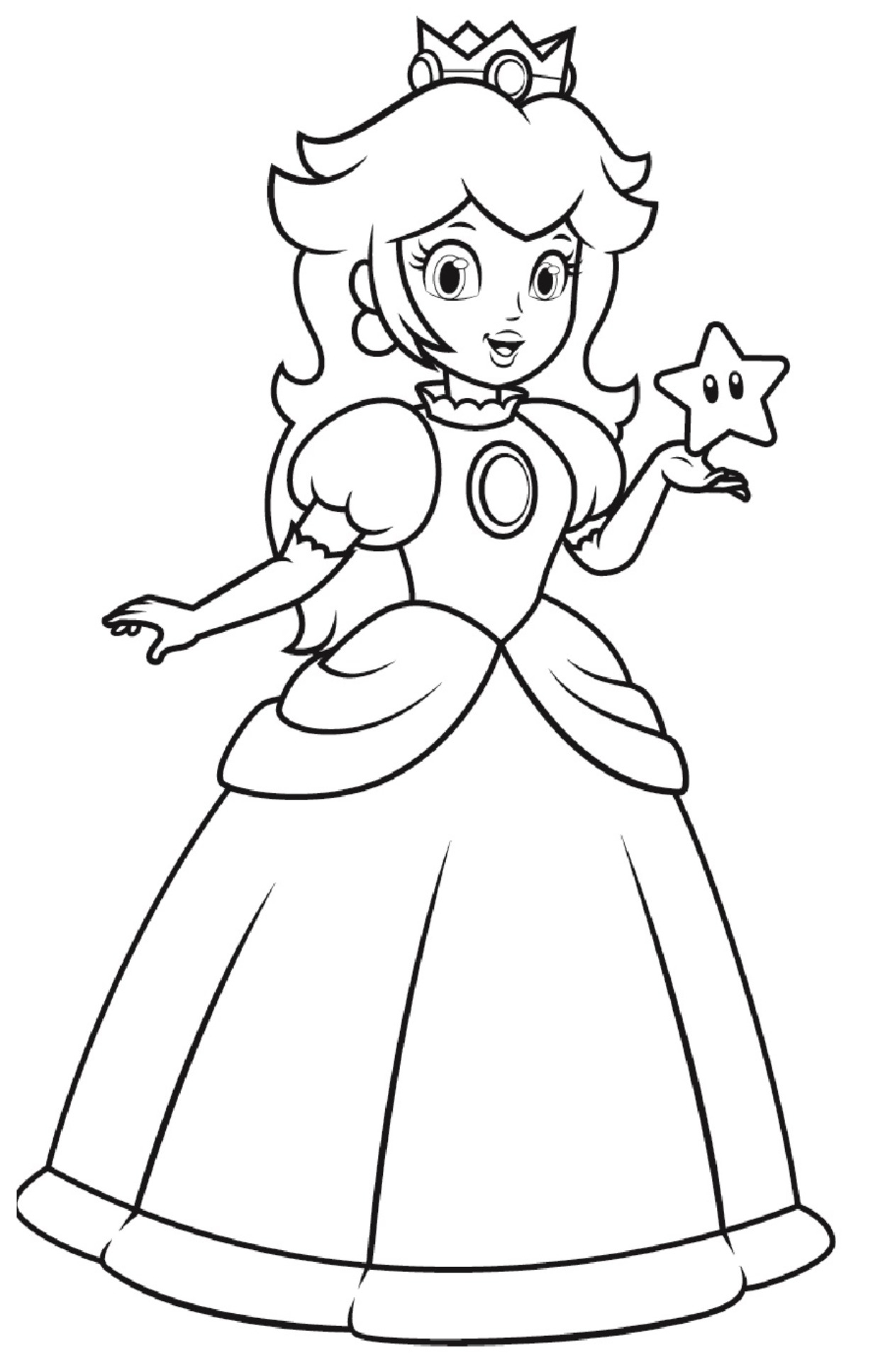 Princess Peach Coloring Pages Super Mario S Lover ColoringLive Princess Peach Coloring Pages Super Mario S Lover ColoringLive