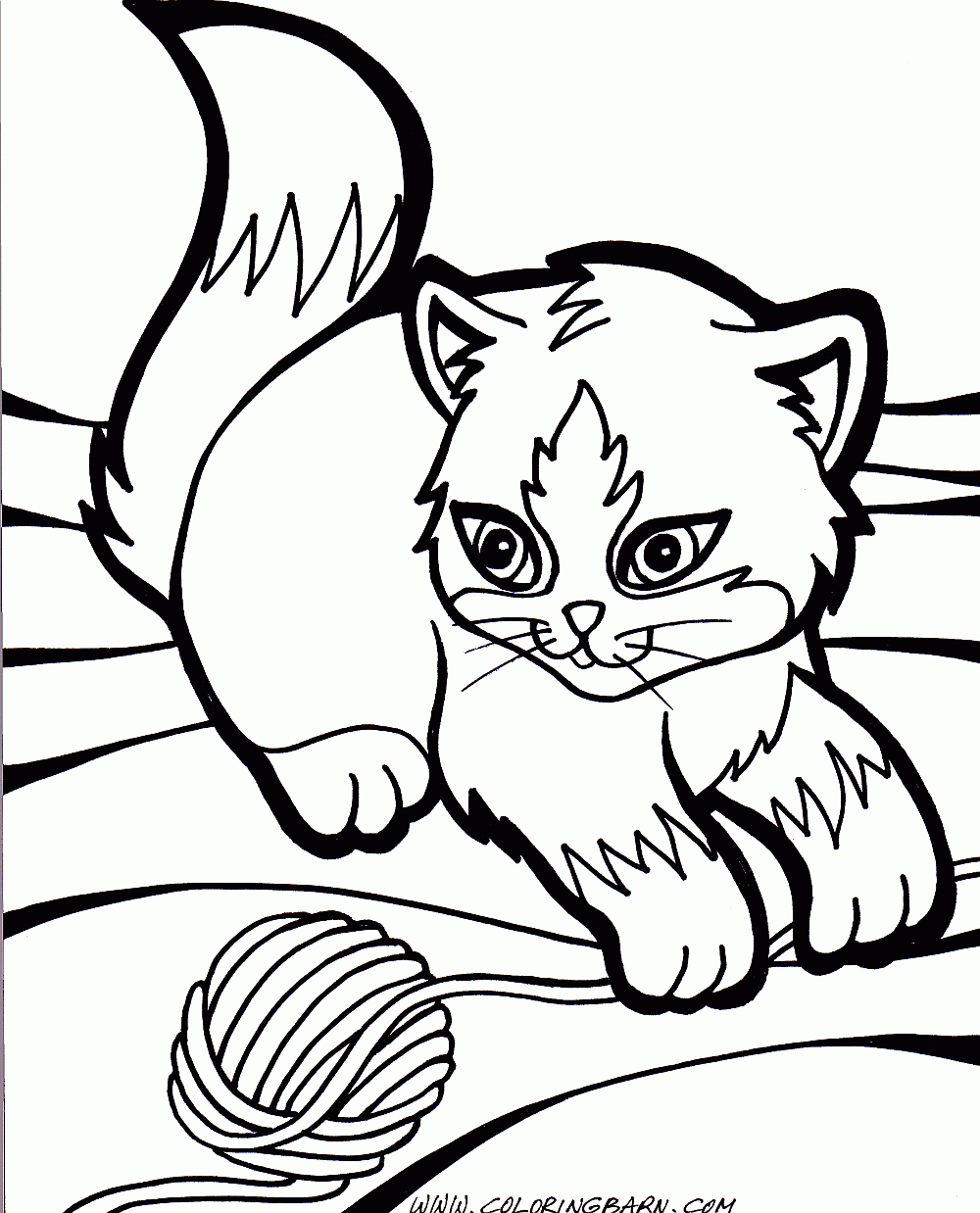 Printable Kitty Cat Coloring Pages Printable Kitty Cat Coloring Pages