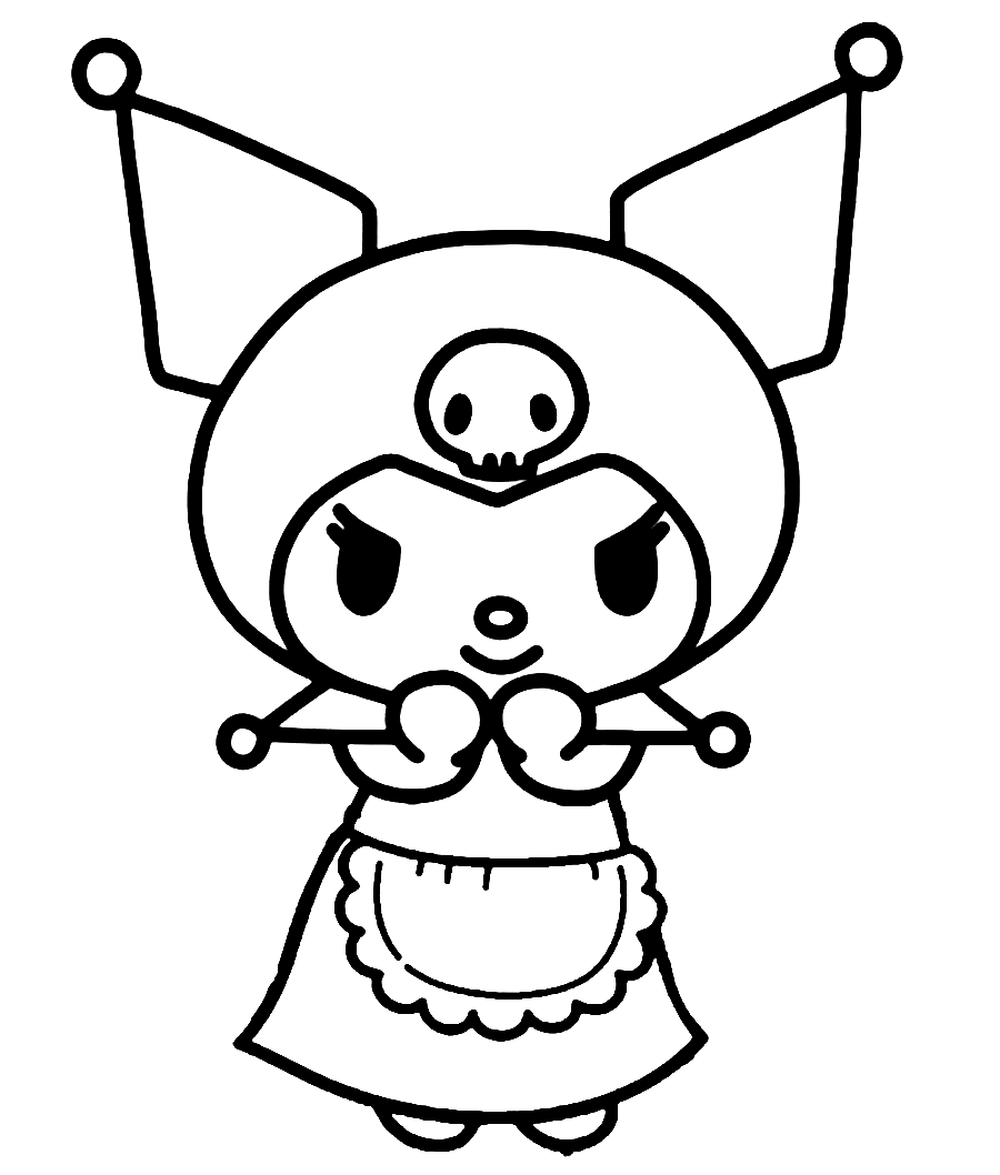 Kuromi Coloring Pages Printable Kuromi Coloring Pages Printable