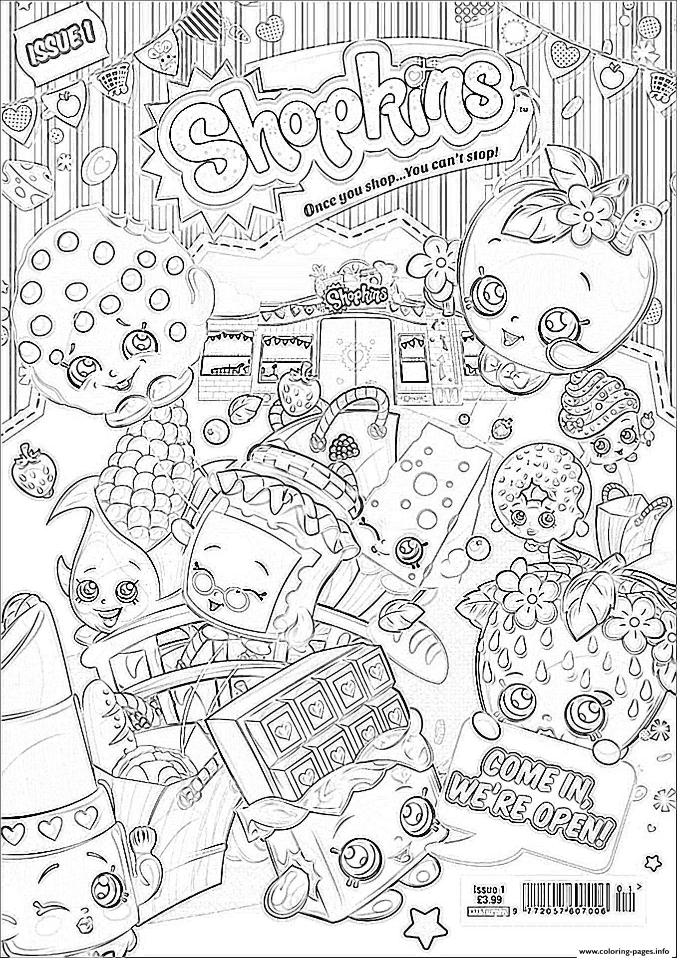 Shopkins Coloring Pages Free Printable Shopkins Coloring Pages Free Printable