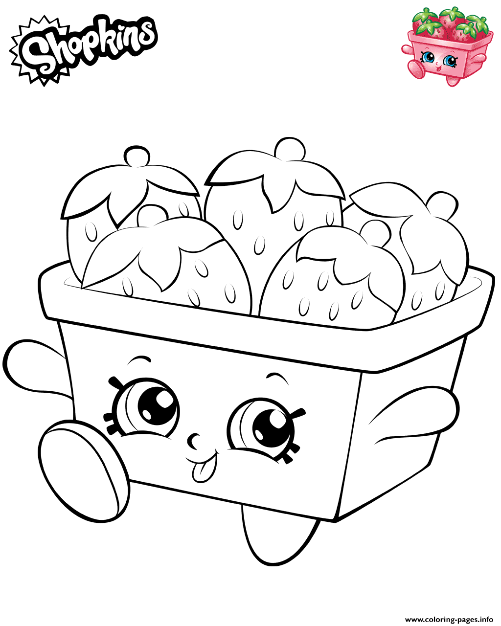 Print Strawberries Shopkins 2019 Coloring Pages Shopkins Coloring Pages Print Strawberries Shopkins 2019 Coloring Pages Shopkins Coloring Pages