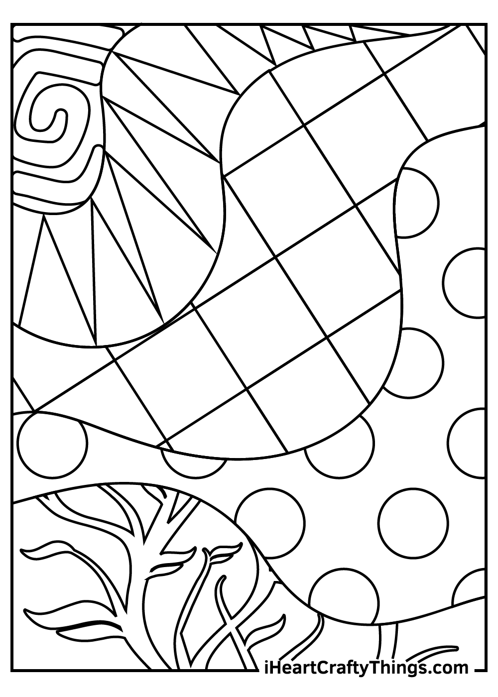 Printable Abstract Designs To Color Printable Abstract Designs To Color