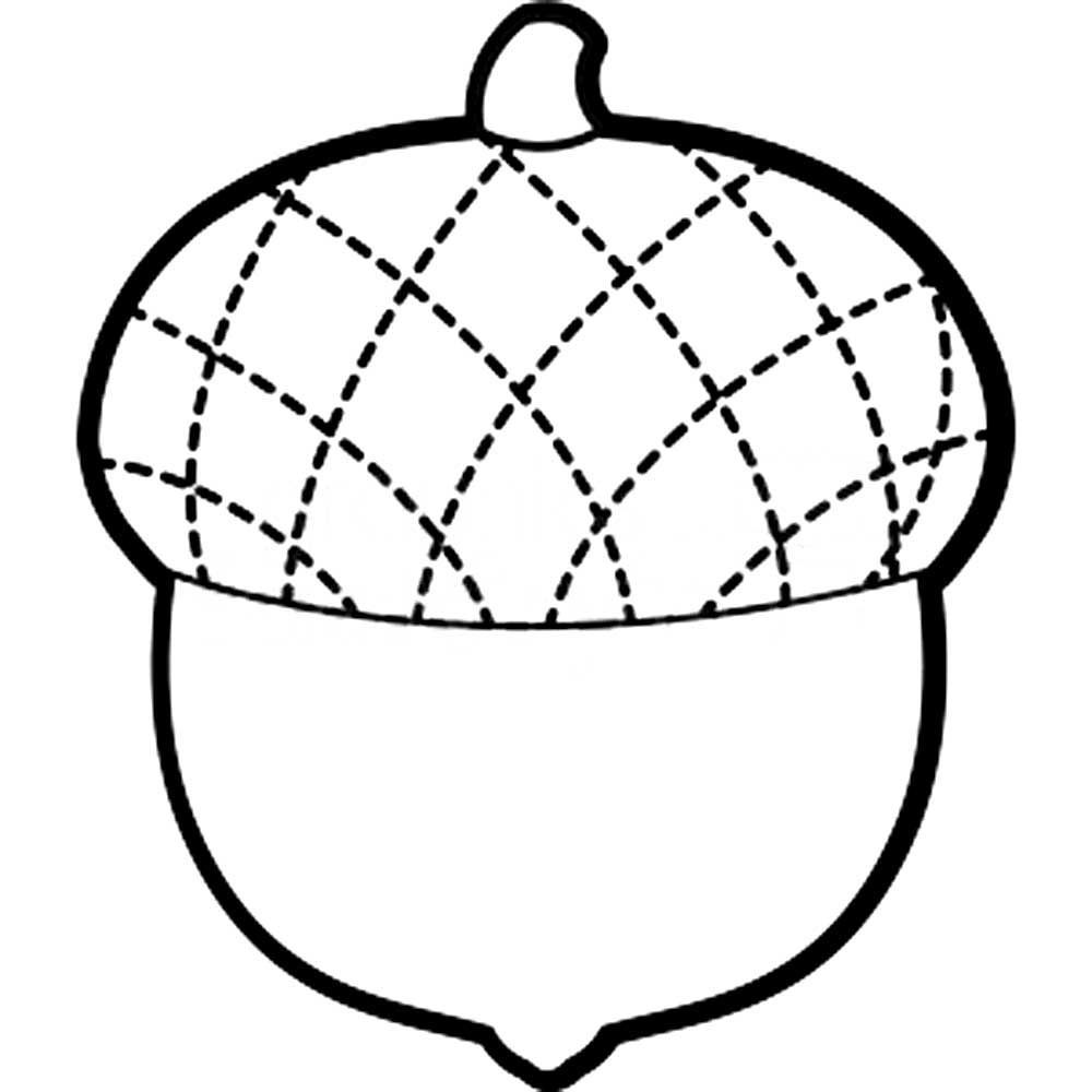 Printable Acorn Coloring Pages