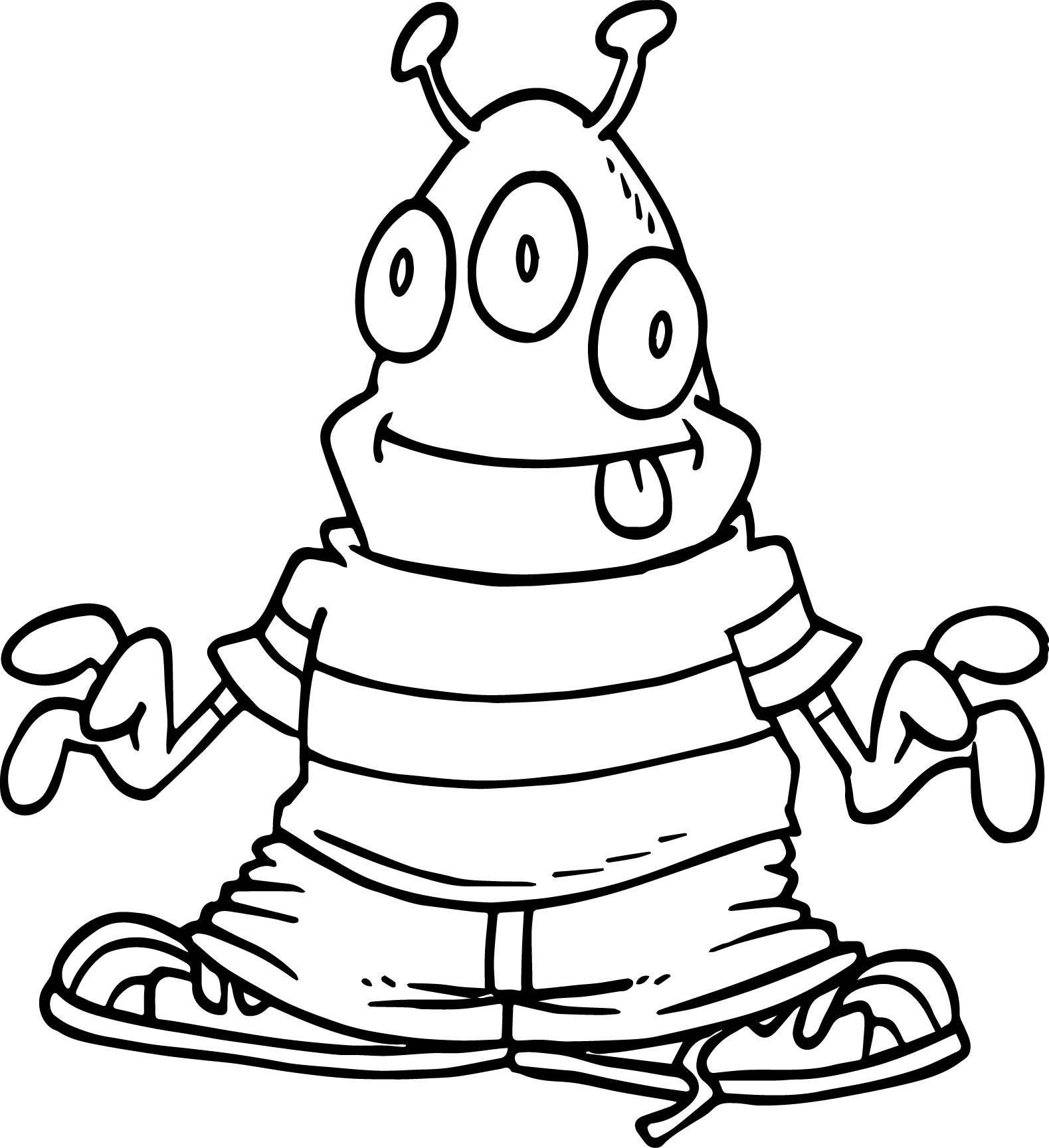 Printable Alien Coloring Pages