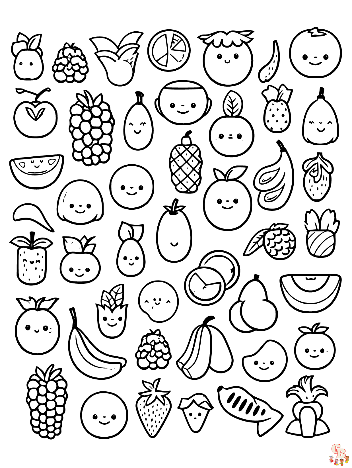 Printable And Free Strawberry Coloring Pages GBcoloring Printable And Free Strawberry Coloring Pages GBcoloring