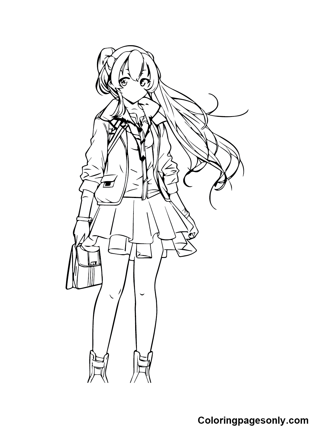 Girl Printable Coloring Pages Girl Printable Coloring Pages