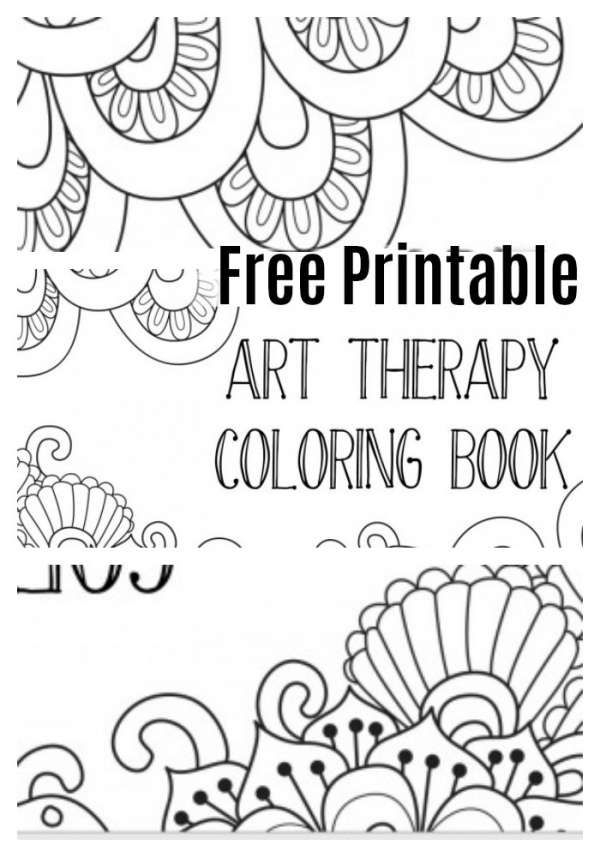 Printable Art Therapy Meditation Coloring Book Printable Art Therapy Meditation Coloring Book