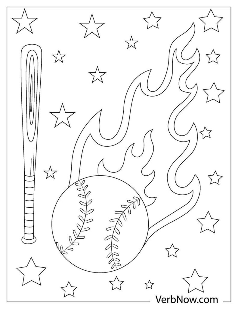 Printable Baseball Coloring Pages A Fun Way To Learn And Play Printable Baseball Coloring Pages A Fun Way To Learn And Play