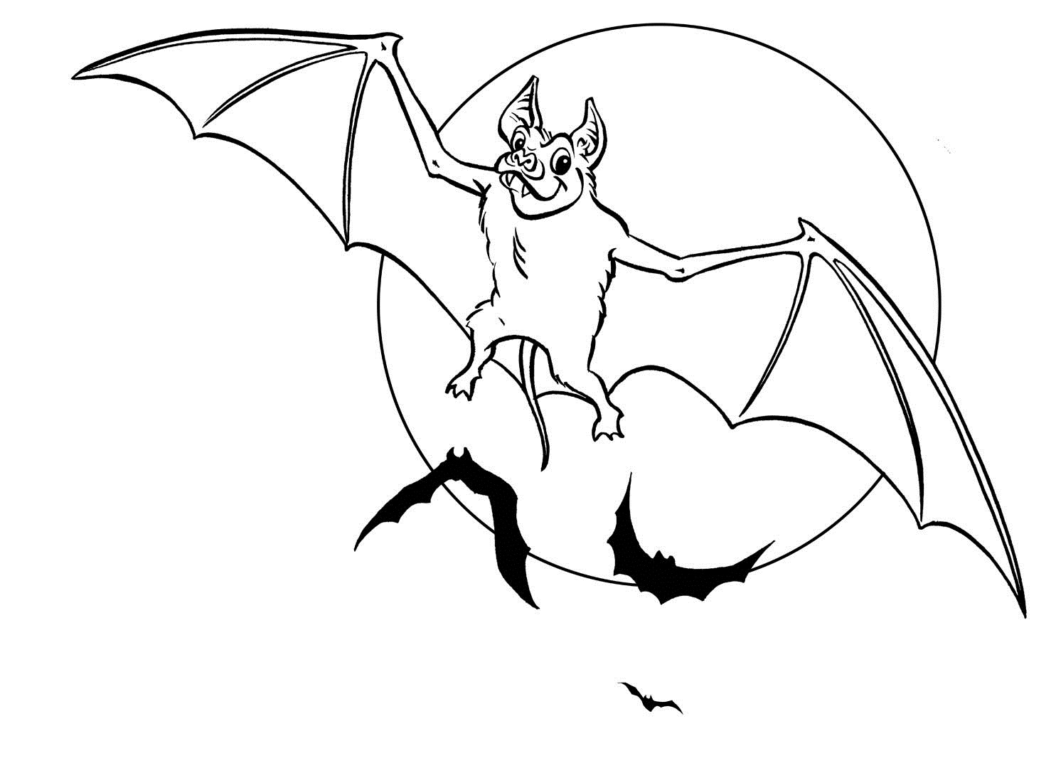 Printable Bat Coloring Pages Printable Bat Coloring Pages