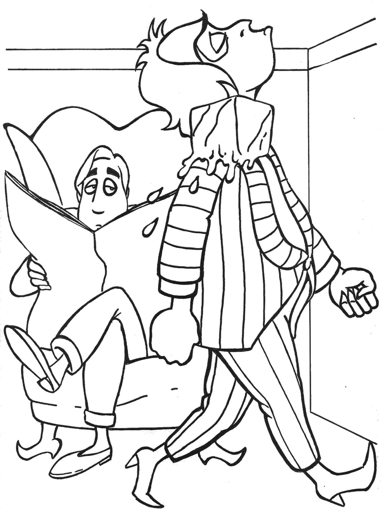 Printable Beetlejuice Coloring Pages Printable Beetlejuice Coloring Pages