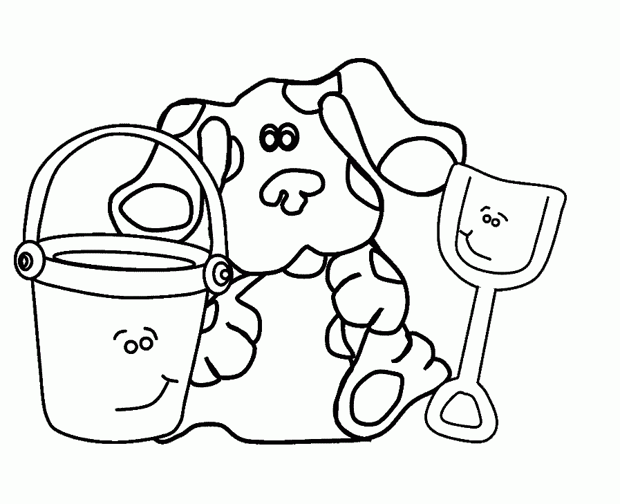 Printable Blues Clues Coloring Pages