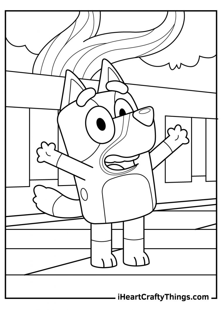 Printable Bluey Coloring Pages Printable Bluey Coloring Pages