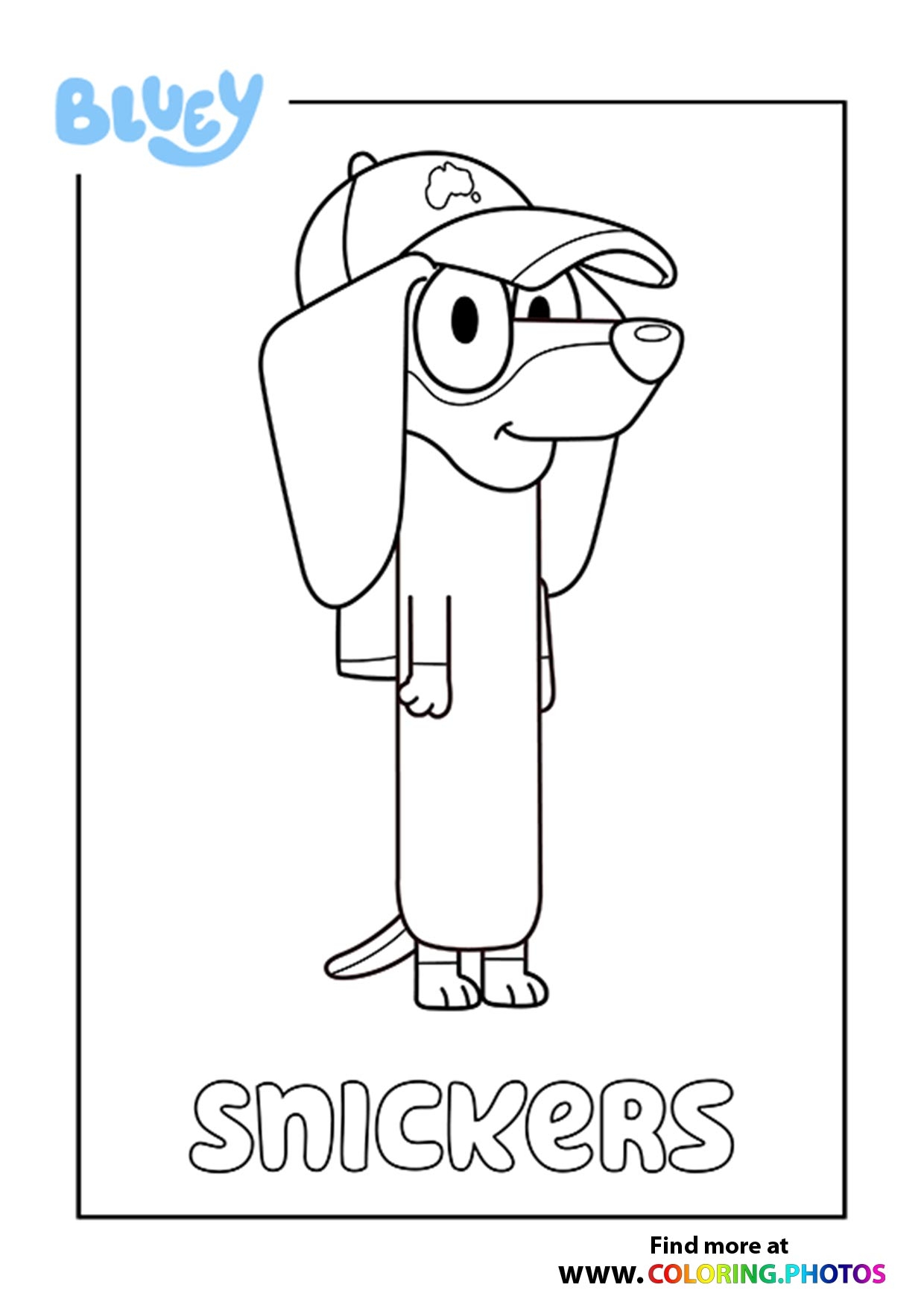 Printable Bluey Coloring Sheets Printable Bluey Coloring Sheets