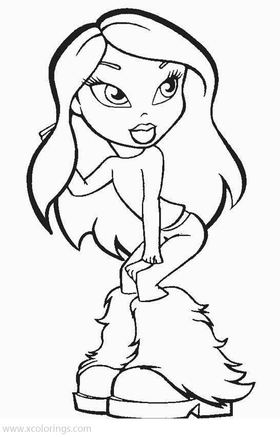 Printable Bratz Dolls Coloring Pages Printable Bratz Dolls Coloring Pages