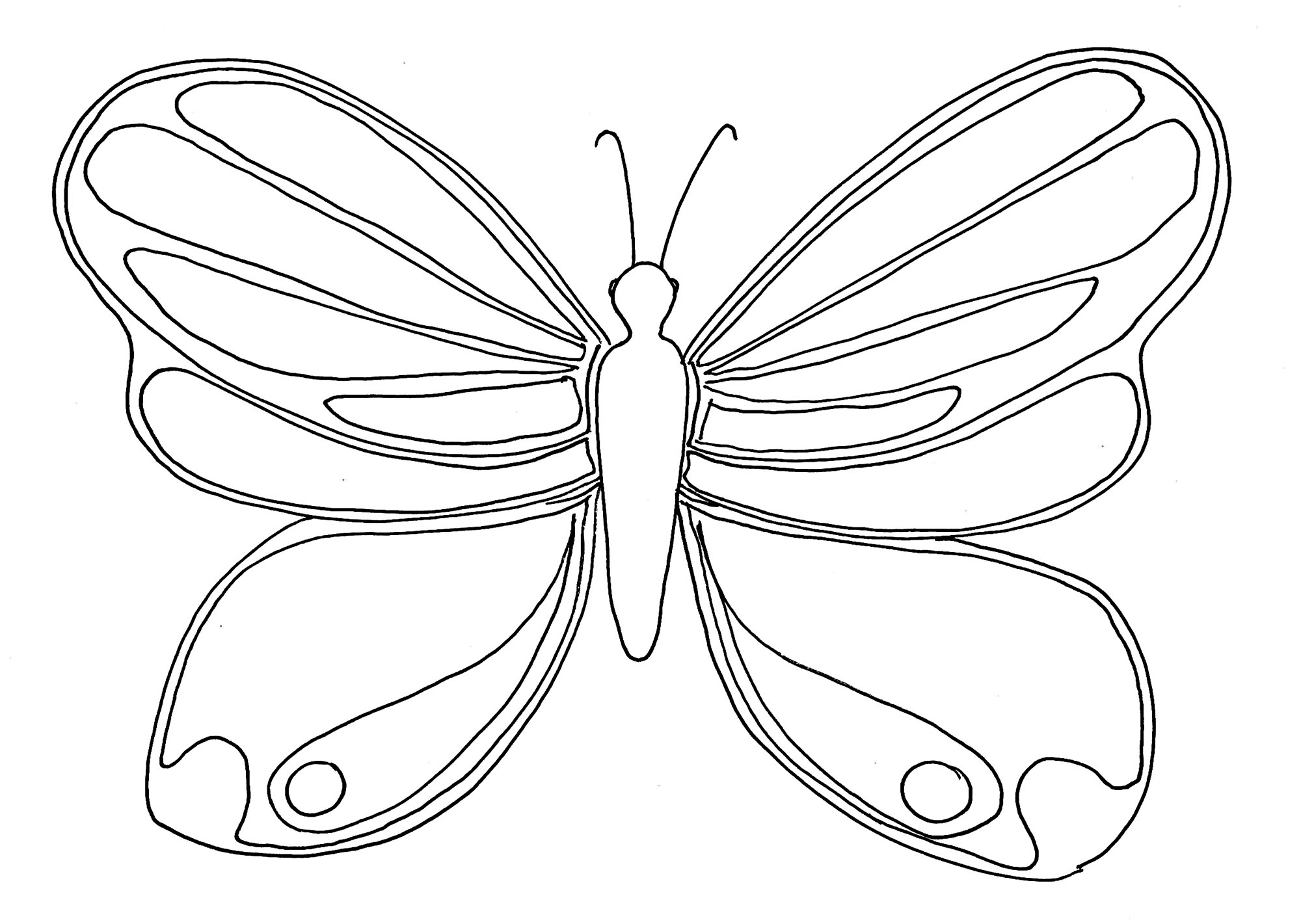 Printable Butterfly Coloring Pages Printable Butterfly Coloring Pages