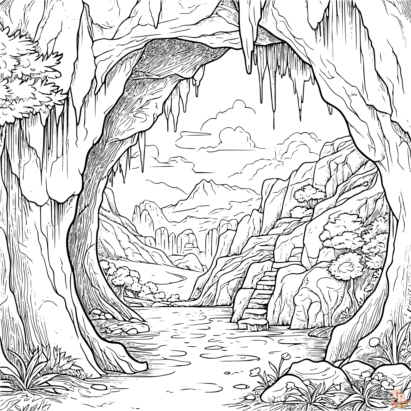 Color Pages For Soldier And Spider In Cave Printable Color Pages For Soldier And Spider In Cave Printable