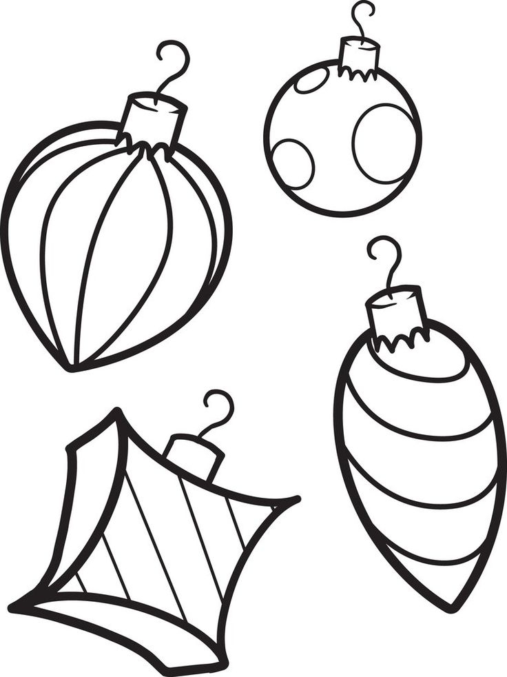 Printable Christmas Ornaments Coloring Page For Kids Christmas Printable Christmas Ornaments Coloring Page For Kids Christmas