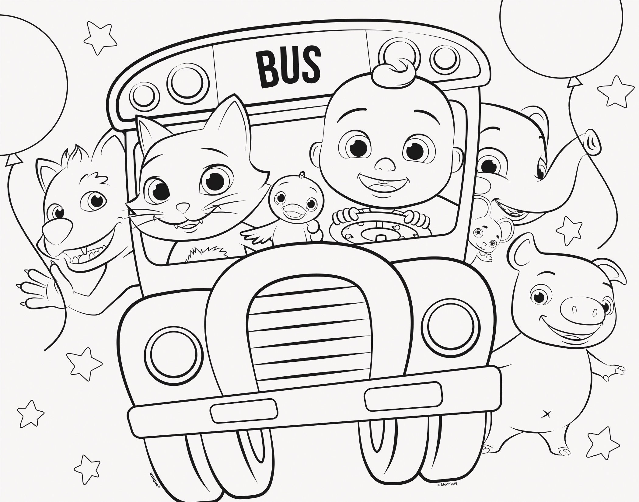Bus Printable Coloring Pages Bus Printable Coloring Pages