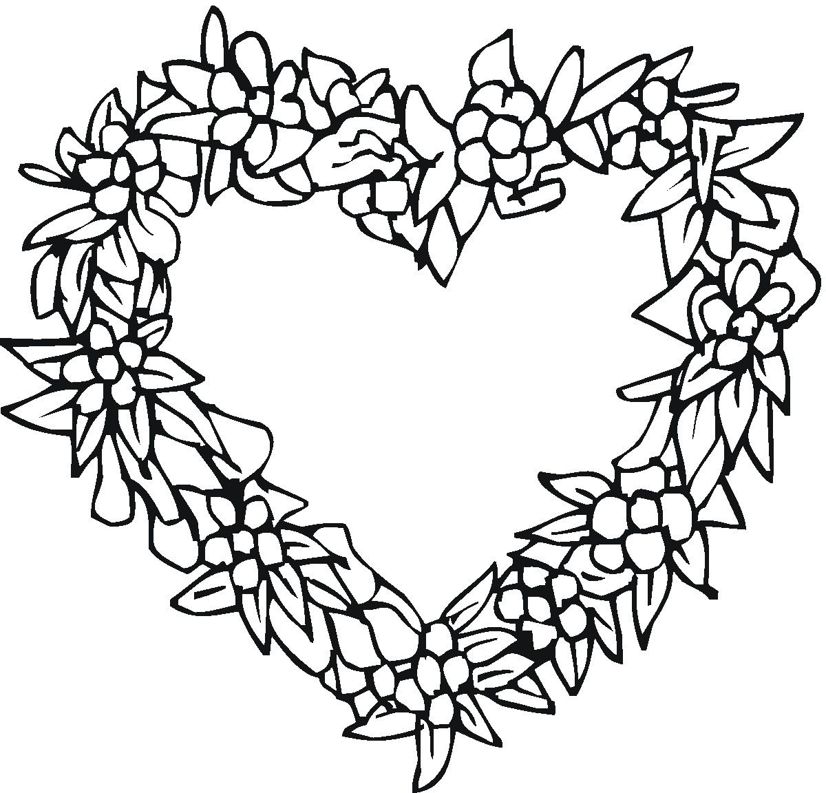 Printable Color Hearts Printable Color Hearts