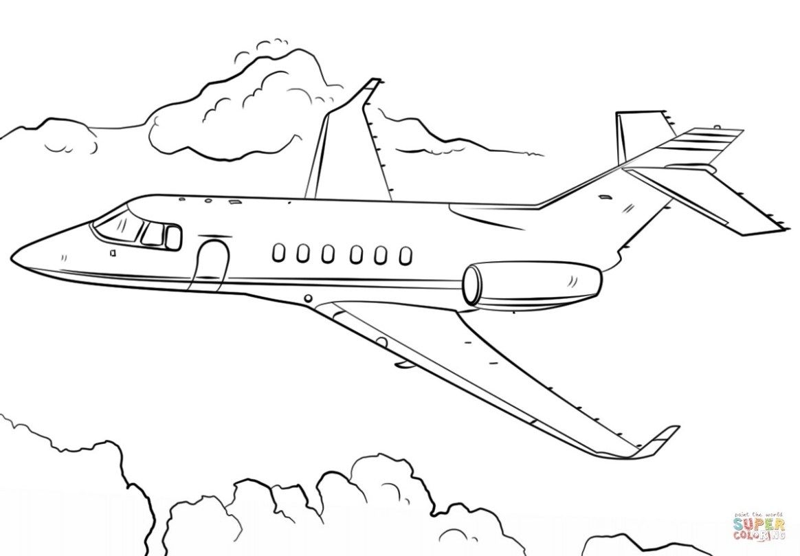 Printable Coloring Pages Airplane Printable Coloring Pages Airplane
