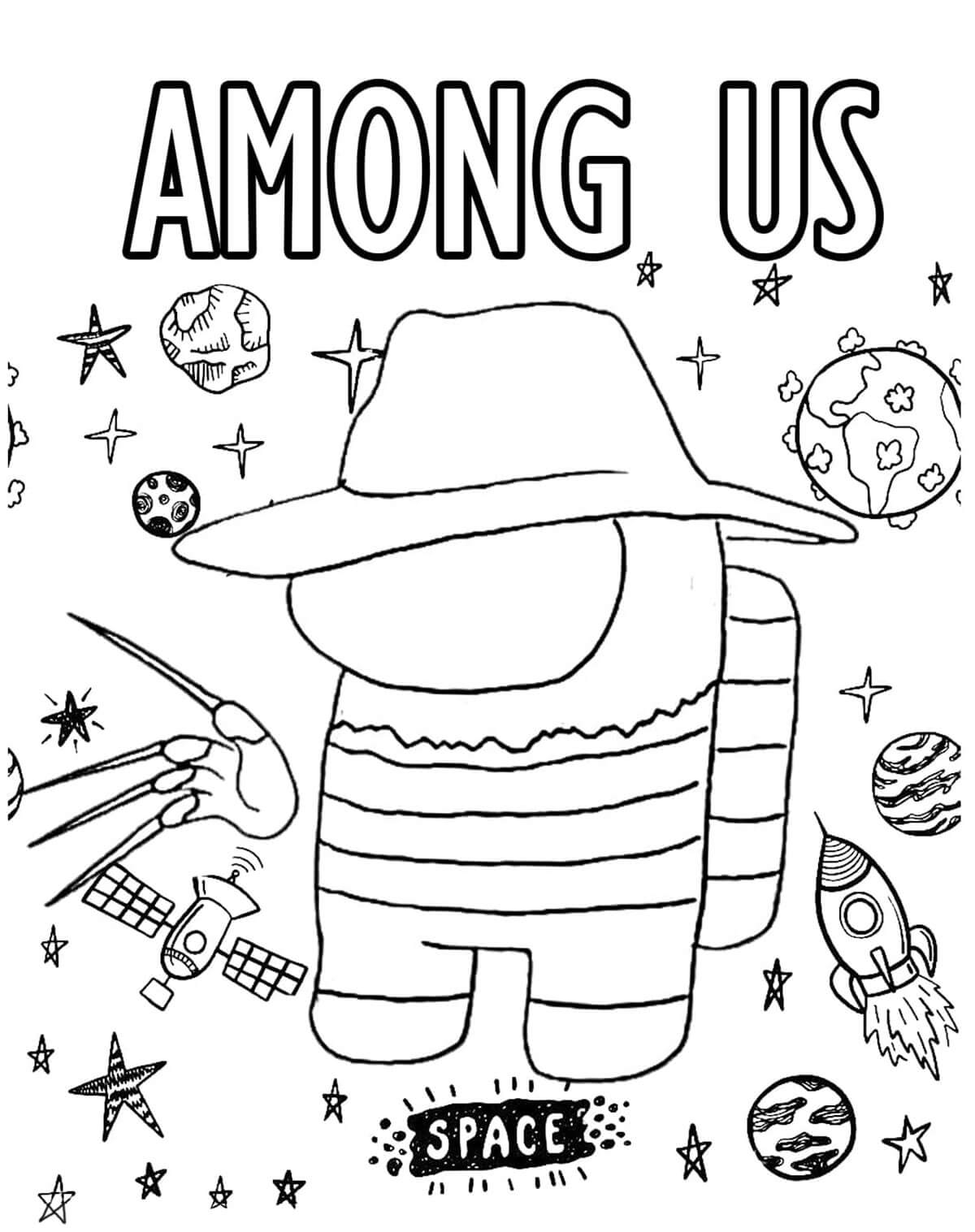 Among Us Coloring Pages Printable Among Us Coloring Pages Printable